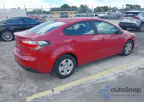 2016 Kia Forte Lx из США, поврежденный, VIN KNAFK4A68G5485027